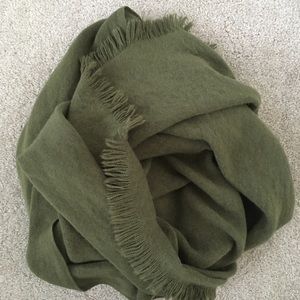 H&M blanket scarf, olive